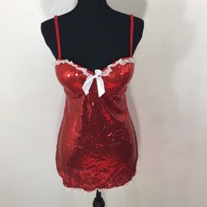 Sequence babydoll lingerie